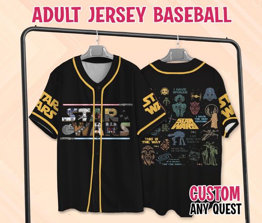 Discover Retro Star Wars Baseball Jersey, Disney Star Wars Shirt, Star Wars Characters Shirt