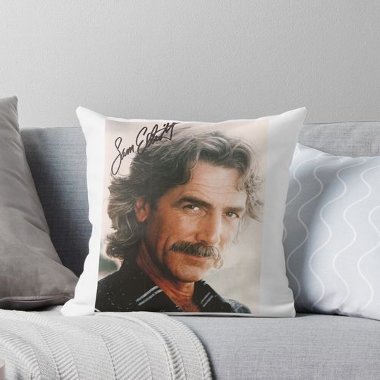 Sam Elliot Actor Received Many National Awards Golden Globe Academy  Gift For Fan Pillow