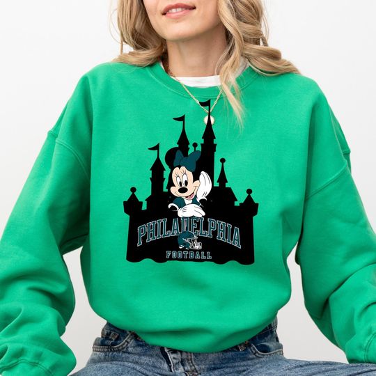 Discover Mickey Mouse Philadelphia Football Shirt: Family Game Day Sweatshirt