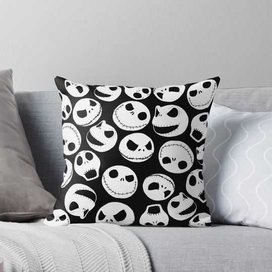 Jack Skellington Pattern Pillow