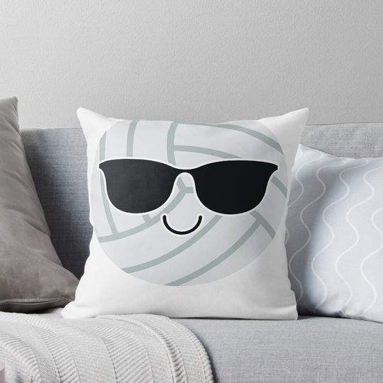 Discover Volleyball Emoji   Pillow