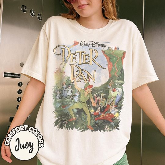 Discover Vintage Walt Disney Peter Pan Shirt, Vintage Disney Shirt, Disneyland Family Trip 2025 Shirts, Disneyworld Shirt, Harry Hudson Shop Shirt