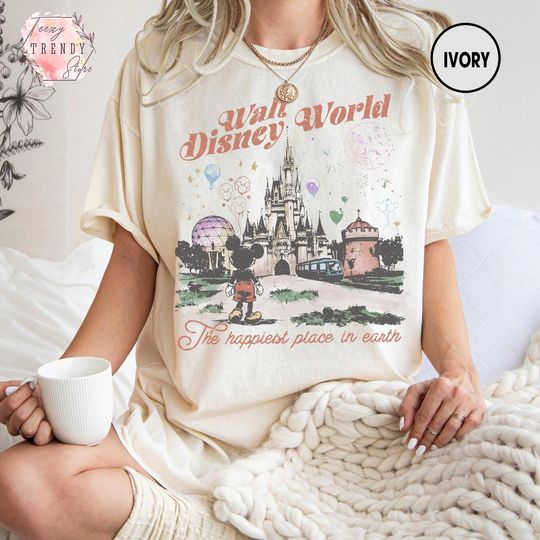 Discover Disneyworld Shirt, Retro Walt Disneyworld Shirt, Mickey And Friends Shirt, Disney 2025 Trip, Vintage Disneyworld Shirt, Retro Disney Shirt