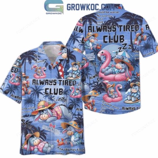 Discover Winnie The Pooh Spooky Eeyore Halloween Hawaiian Shirt