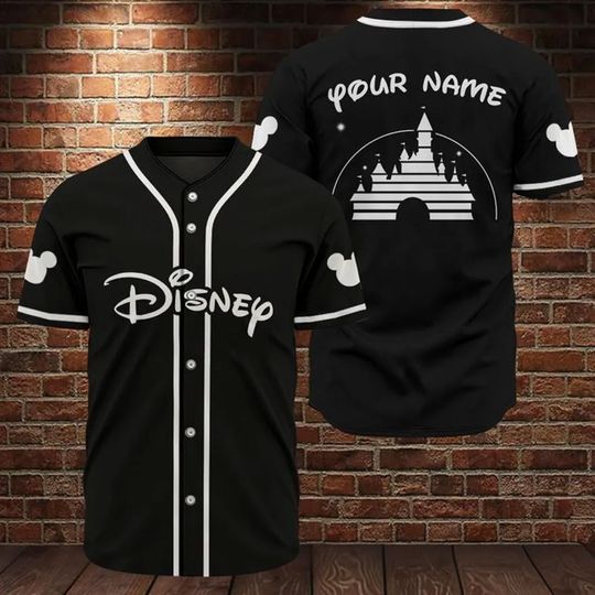 DISNEY Baseball Jersey, Personalized name Baseball Jersey