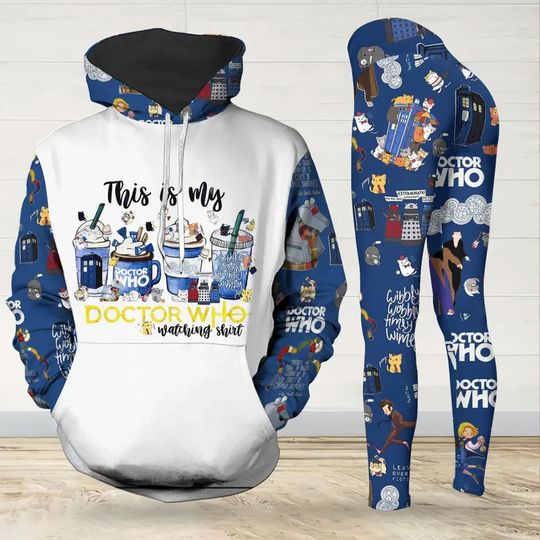 Doctor Who Coffees Hoodie Legging Set, Movie Hoodie Legging, Gift for Her