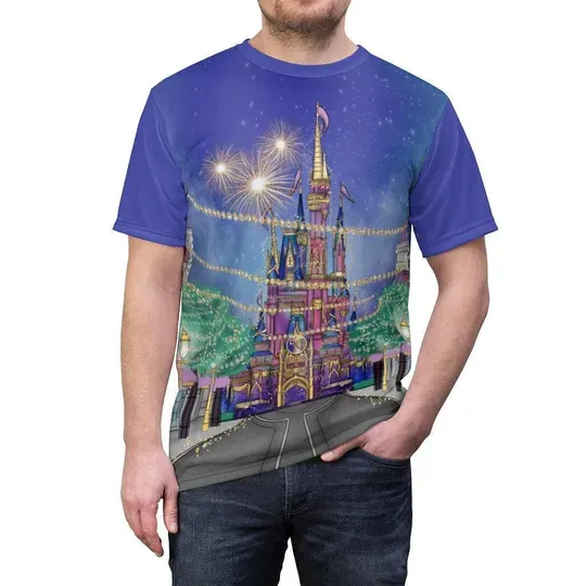 Discover Disney 50th Anniversary 3D T-Shirt, Disney All Over Print Tee