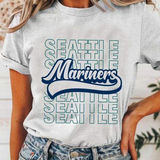 Discover Retro Seattle Baseball T-Shirt: Vintage Game Day Tee