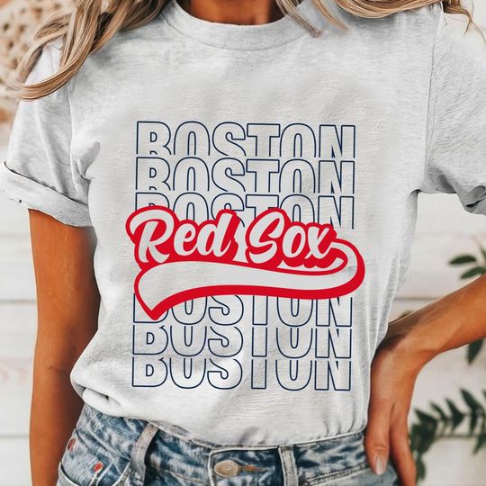 Discover Retro Boston Baseball T-Shirt: Vintage Game Day Tee