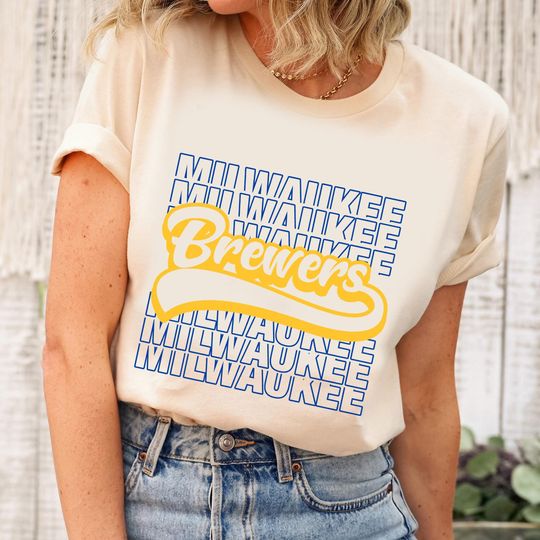 Retro Milwaukee Baseball T-Shirt, Vintage Game Day Tee