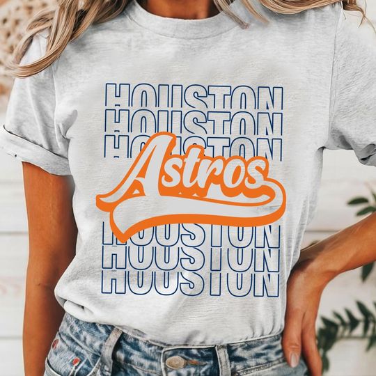 Discover Retro Houston Baseball T-Shirt: Vintage Game Day Tee