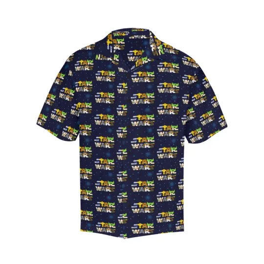 Discover Disney Star Wars Text Galaxy Edge Hawaiian Shirt