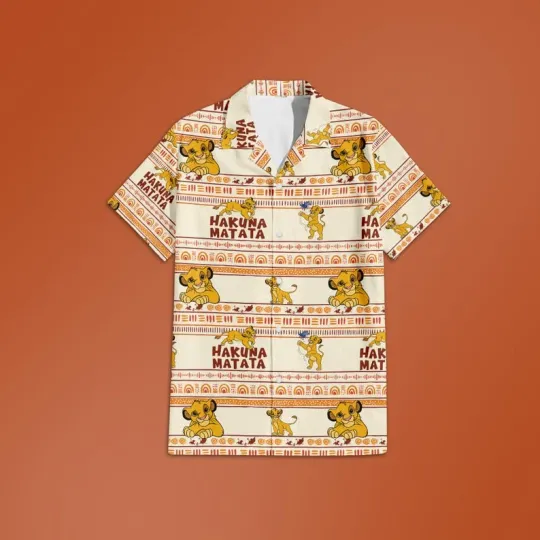 Discover Disney Simba Lion King Hakuna Matata Hawaiian Shirt