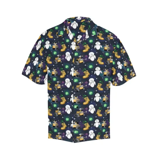 Discover Disney Wall-E Love Needs No Words Hawaiian Shirt