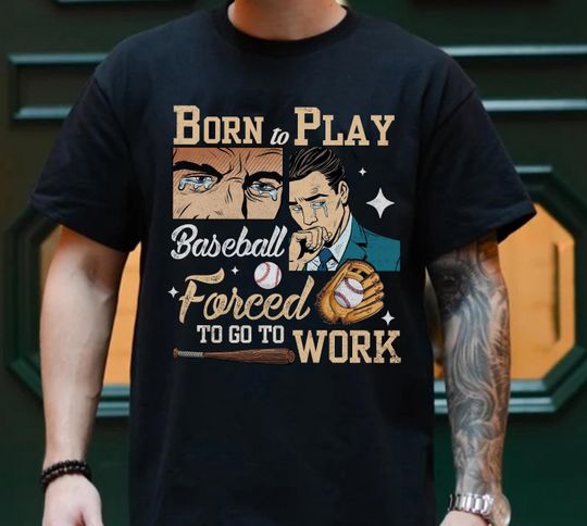 Discover Funny Pop Art Baseball T-Shirt, Game Day Tee