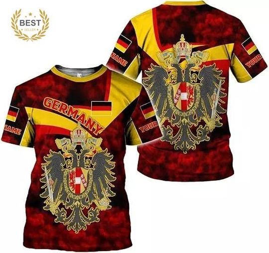 Discover Germany Shirt 3D Custom German Shirt gift for Men and Women German Flag Shirt Gift
