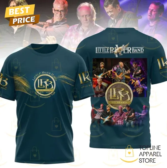 Discover Little River Band 50 Years 1975-2025 3D T-Shirt