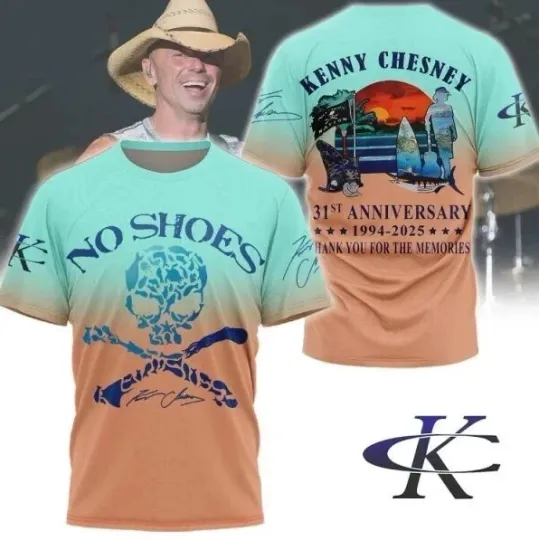 Discover K Ches 31st Anniversary 1994-2025 Signature 3D T-Shirt