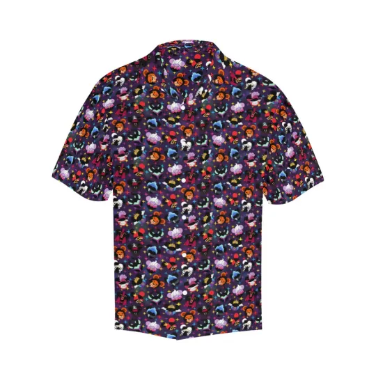 Discover Disney Villains Mickey Logo Halloween Purple Hawaiian Shirt