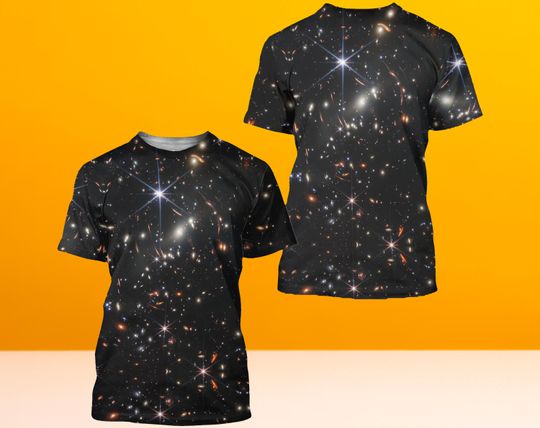 Discover Space James Webb Space Telescope 3D T-shirt, Telescope T-shirt 3D, Galaxy Tshirt 3D, Space James T-shirt 3D.