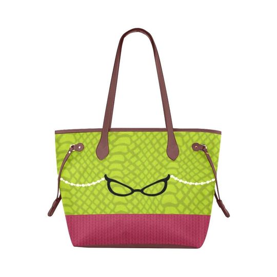 Discover Monsters Inc Roz Leather Tote Bag, Woman Bag, Gift For Her