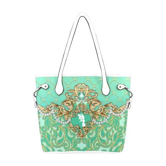 Jasmine Ornate Leather Tote Bag, Woman Bag, Gift For Her