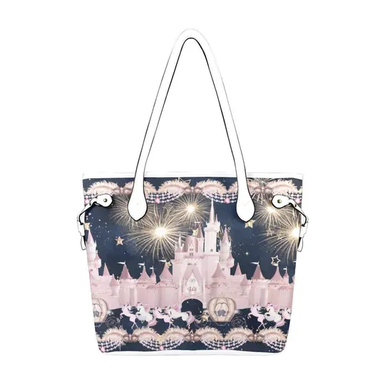 Discover Princess Castle Masquerade Leather Tote Bag, Woman Bag, Gift For Her