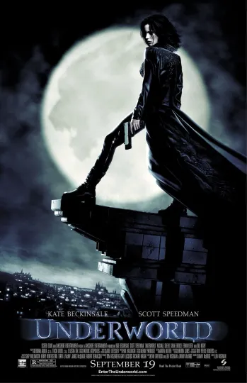 Discover Underworld Movie Poster - Kate Beckinsale Vertical Poster