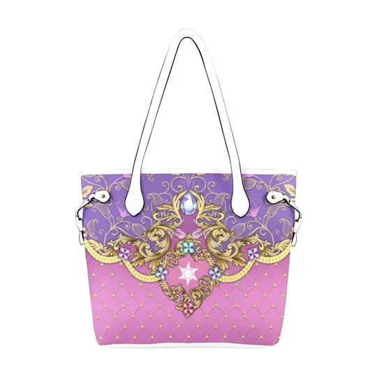 Discover Rapunzel Ornate Sunburst Leather Tote Bag, Woman Bag, Gift For Her