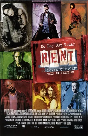 Discover Rent Movie Poster - Idina Menzel & Taye Diggs Vertical Premium Matte Poster