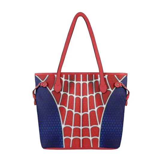 Discover Disney Spider Leather Tote Bag, Woman Bag, Gift For Her