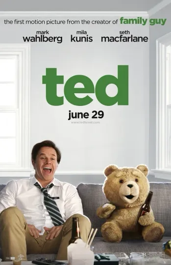 Discover Ted Movie Poster  Mark Wahlberg Vertical Poster