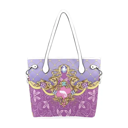 Discover Disney Rapunzel Leather Tote Bag, Woman Bag, Gift For Her
