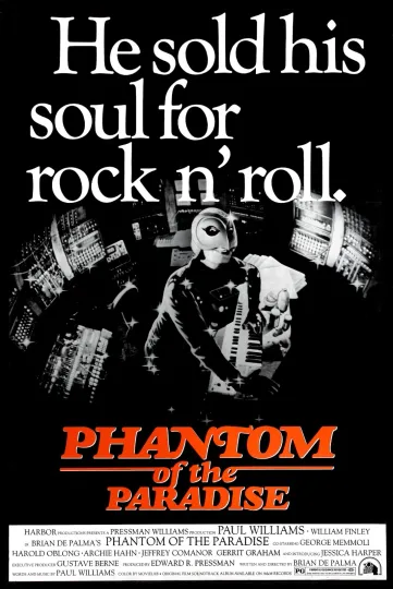 Phantom Of The Paradise Movie Poster Print, Brian De Palma