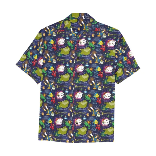 Discover Disney Funny Cute Sidekicks Black Hawaiian Shirt