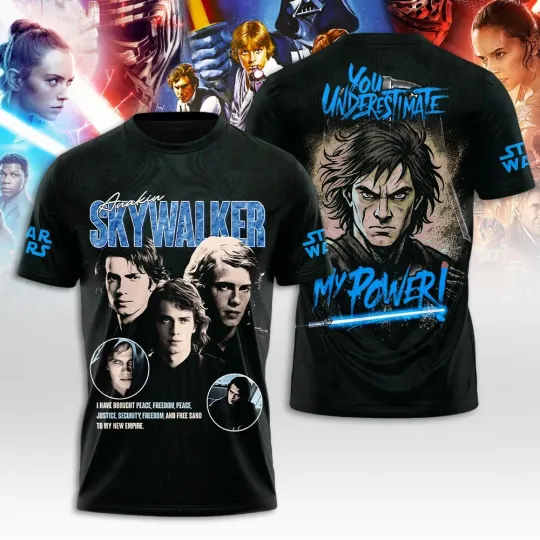 Star Wars Anakin Skywalker My Underestimate 3D T-Shirt