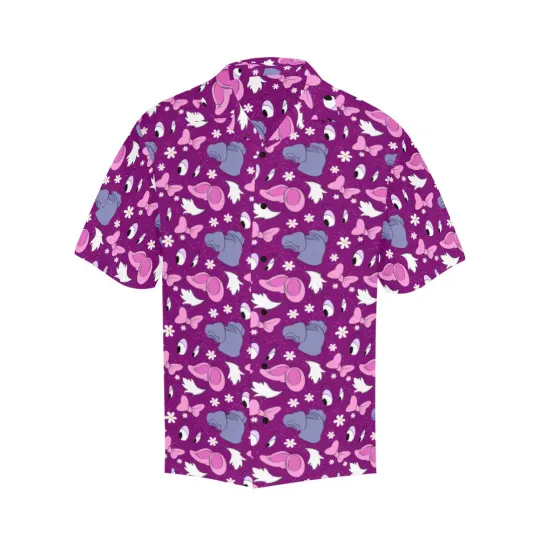 Discover Disney Daisy Duck Born To Stand Out Deep Pink Hawaiian Shirt