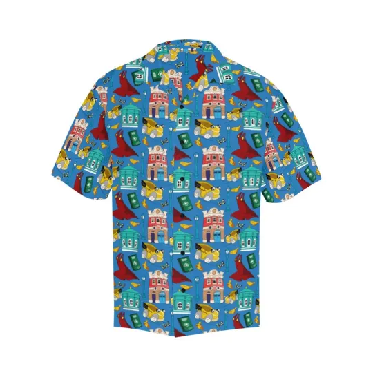 Discover Disney Roger's Car Toon Spin Hawaiian Shirt
