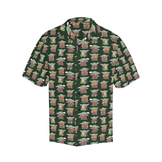 Discover Disney Star Wars Baby Yody The Child Green Hawaiian Shirt