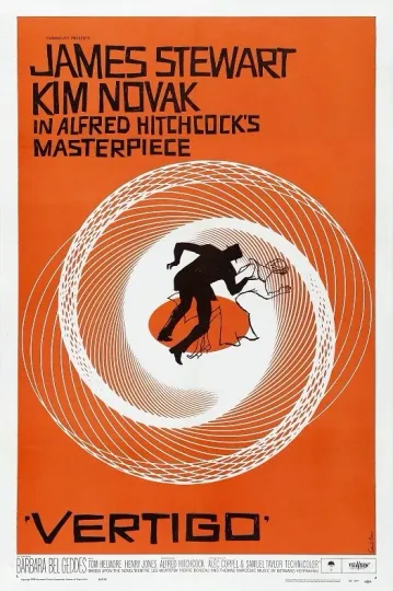 Discover Vertigo Movie Poster  Alfred Hitchcock James Stewart Premium Matte Vertical Poster