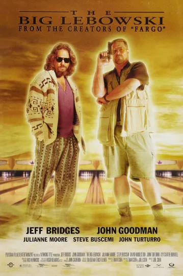 The Big Lebowski Movie Poster - Jeff Bridges