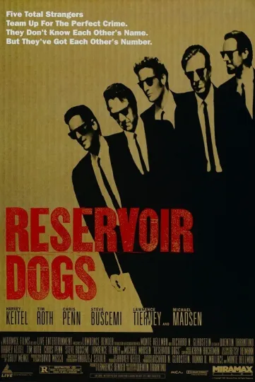 Reservoir Dogs Movie Poster - Quentin Tarantino, Premium Matte Vertical Poster