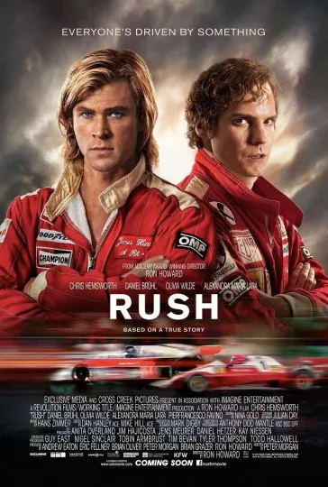 Discover Rush Movie Poster Chris Hemsworth Daniel Brühl, Premium Matte Vertical Poster