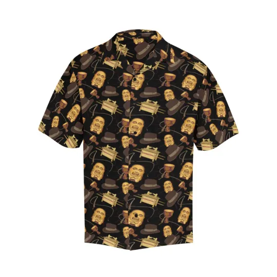 Discover Disney Temple Of Dooom Black Hawaiian Shirt