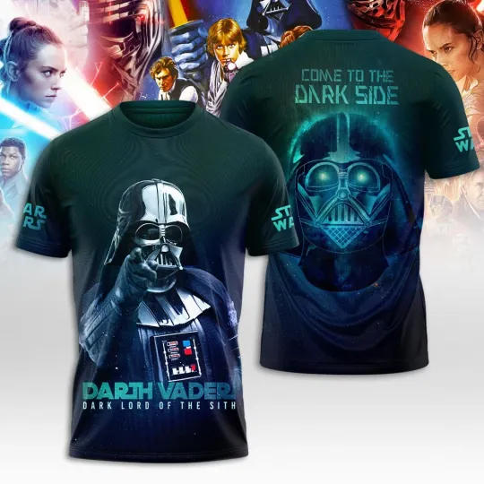 Discover Star Wars Darth Vader Dark Lord Of The Sith 3D T-Shirt