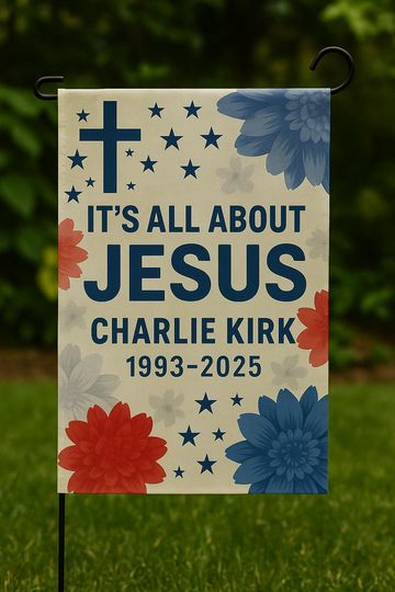 Pray Protest Protect Charlie Kirk Garden Flag, Political Awareness Freedom Flag, Pray For Charlie Kirk, Humans Rights, Social Justice