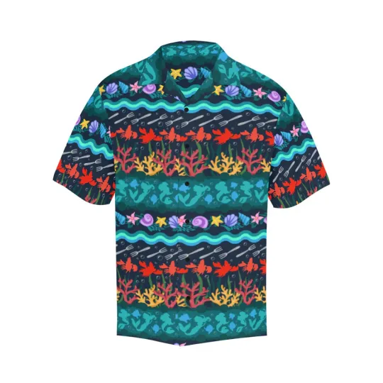 Discover Disney The Little Mermaid Sea Princess Line Hawaiian Shirt