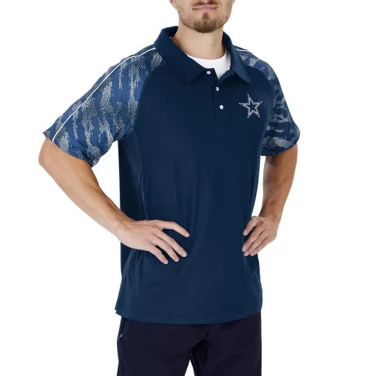 Discover Dallas Football Team Cowboys Elevated Field Polo Print Accent, Gift for Fan