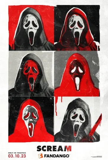 Scream Movie Poster Print Ghostface Horror, Premium Matte Vertical Poster