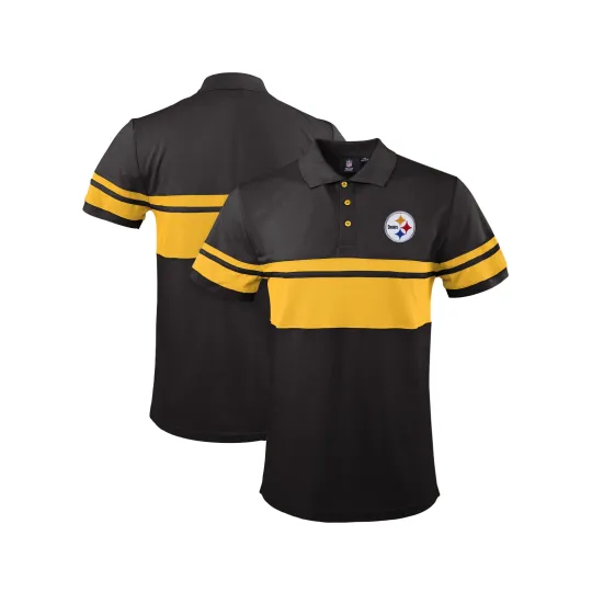 Discover Pittsburgh Football Team Steeler Stripe Polo Shirt, Gift for Fan, Gift for Fan